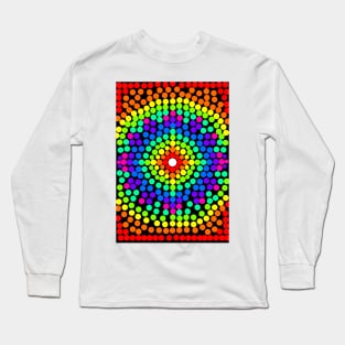 Rainbow Mandala Long Sleeve T-Shirt